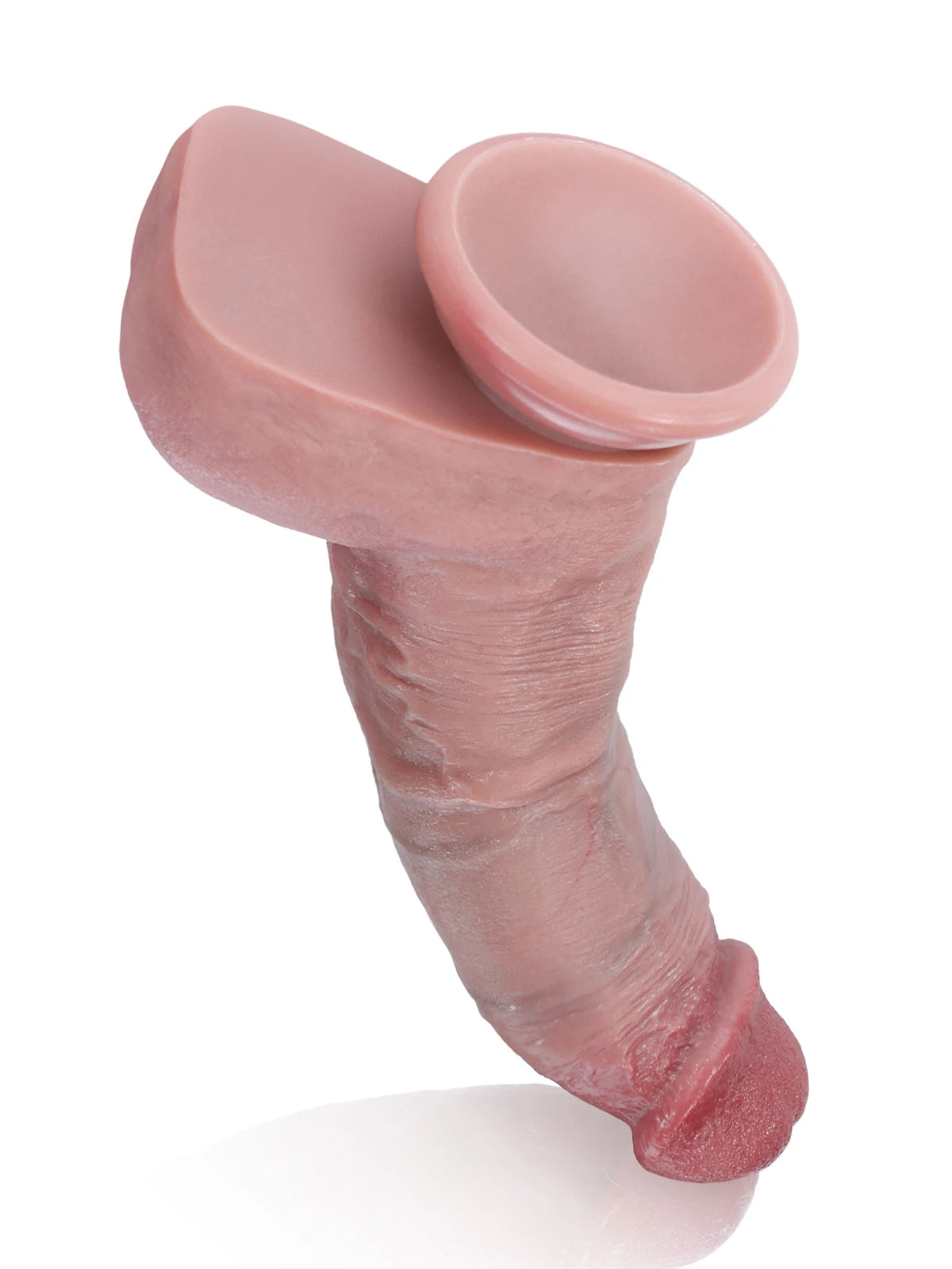 18,5 cm Realistisk Dildo med Sugpropp – Mjuk och Perfekt för Nybörjare
