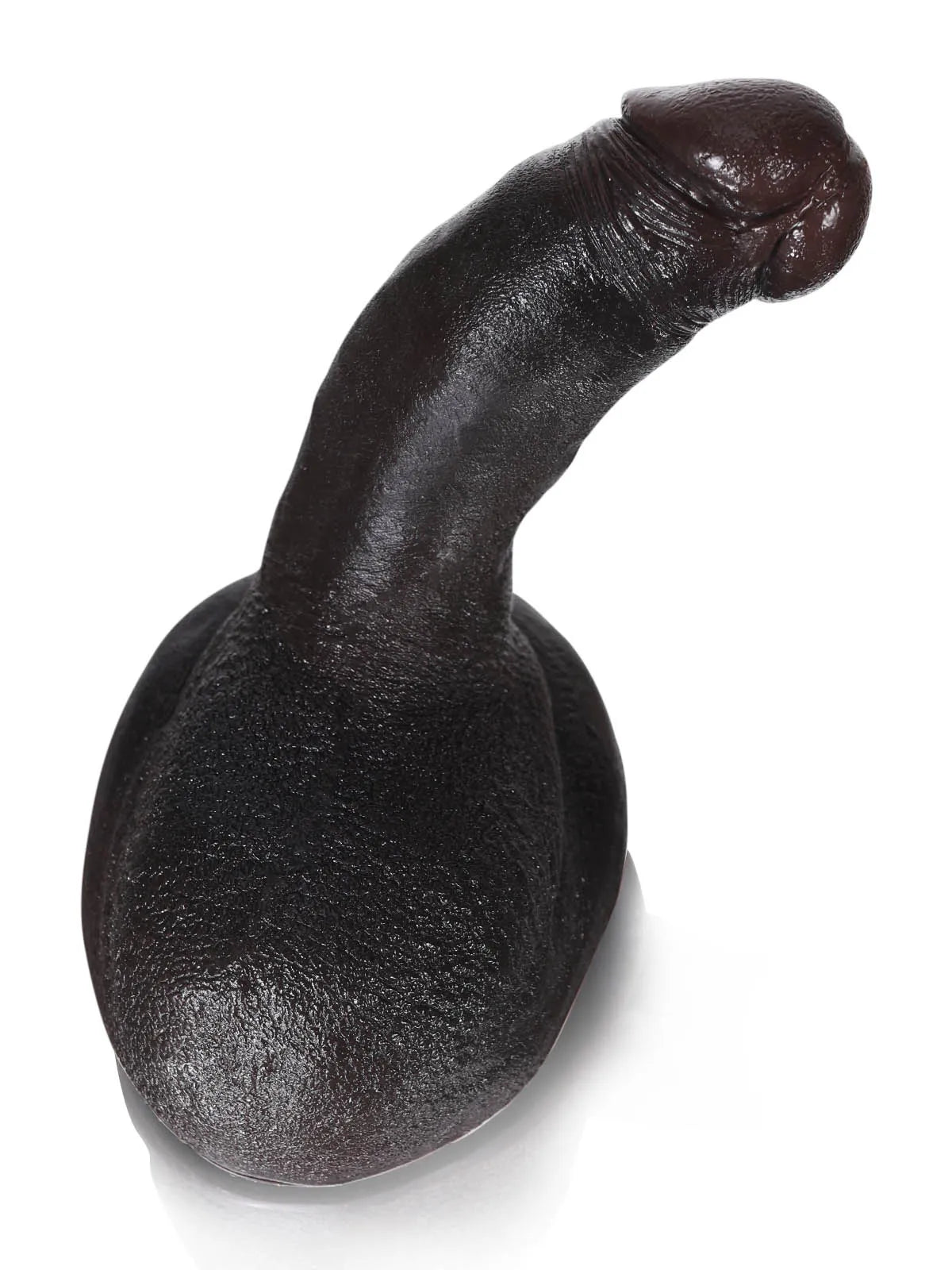 14,5 cm Realistisk Silikondildo med Stora Testiklar - Perfekt för Nybörjare
