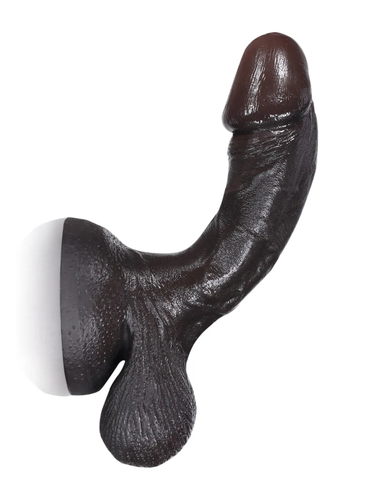 15,8 cm Liten Mjuk Realistisk Dildo i Hudton med Rörliga Testiklar