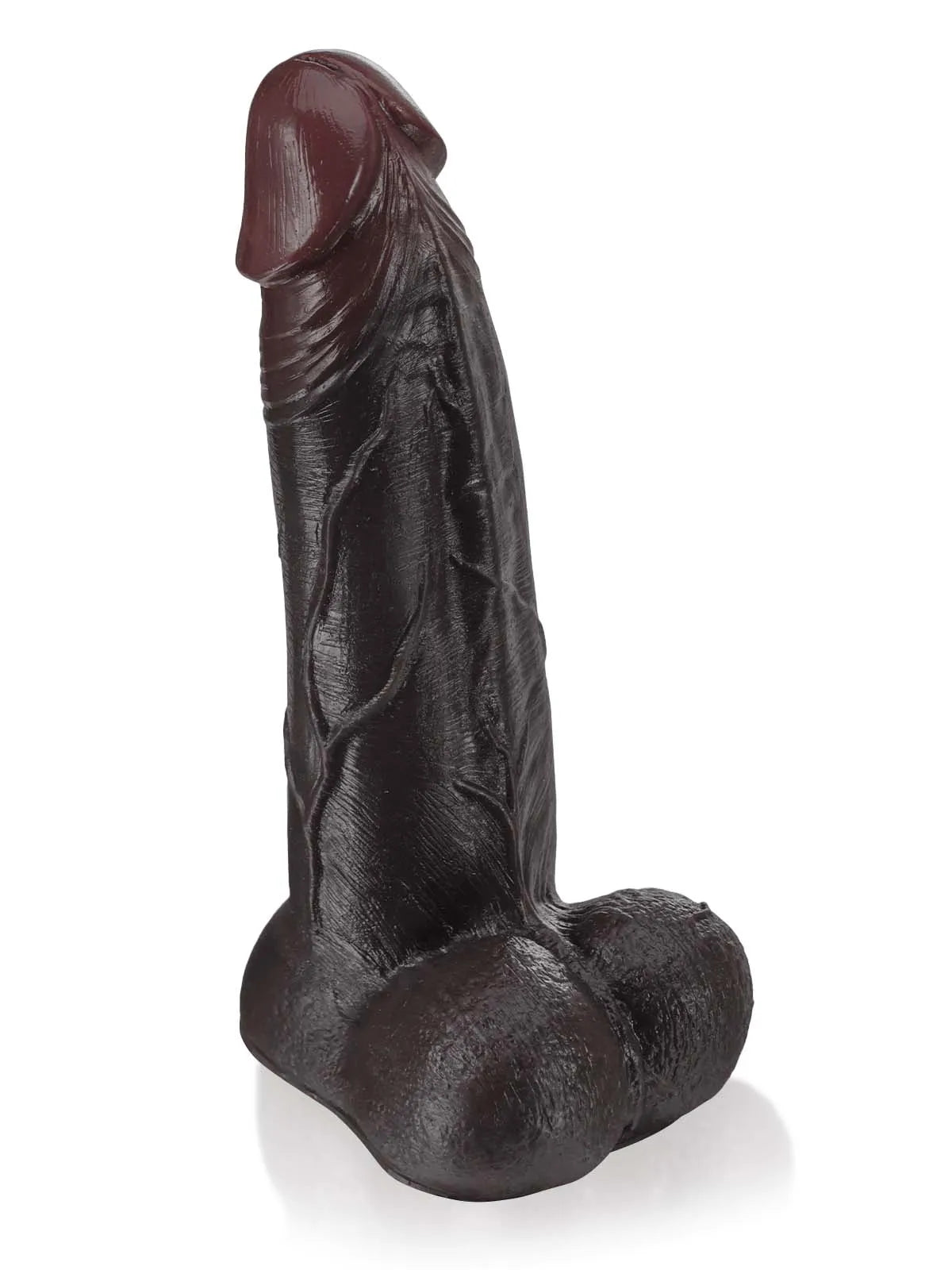 27,5 cm Stor Realistisk Dildo med Rörlig Hud, Testiklar och Vac-U-Lock-Fäste