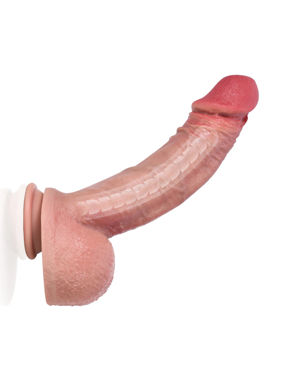 28 cm Stor Tjock Realistisk Dildo med Rynkad Hudstruktur