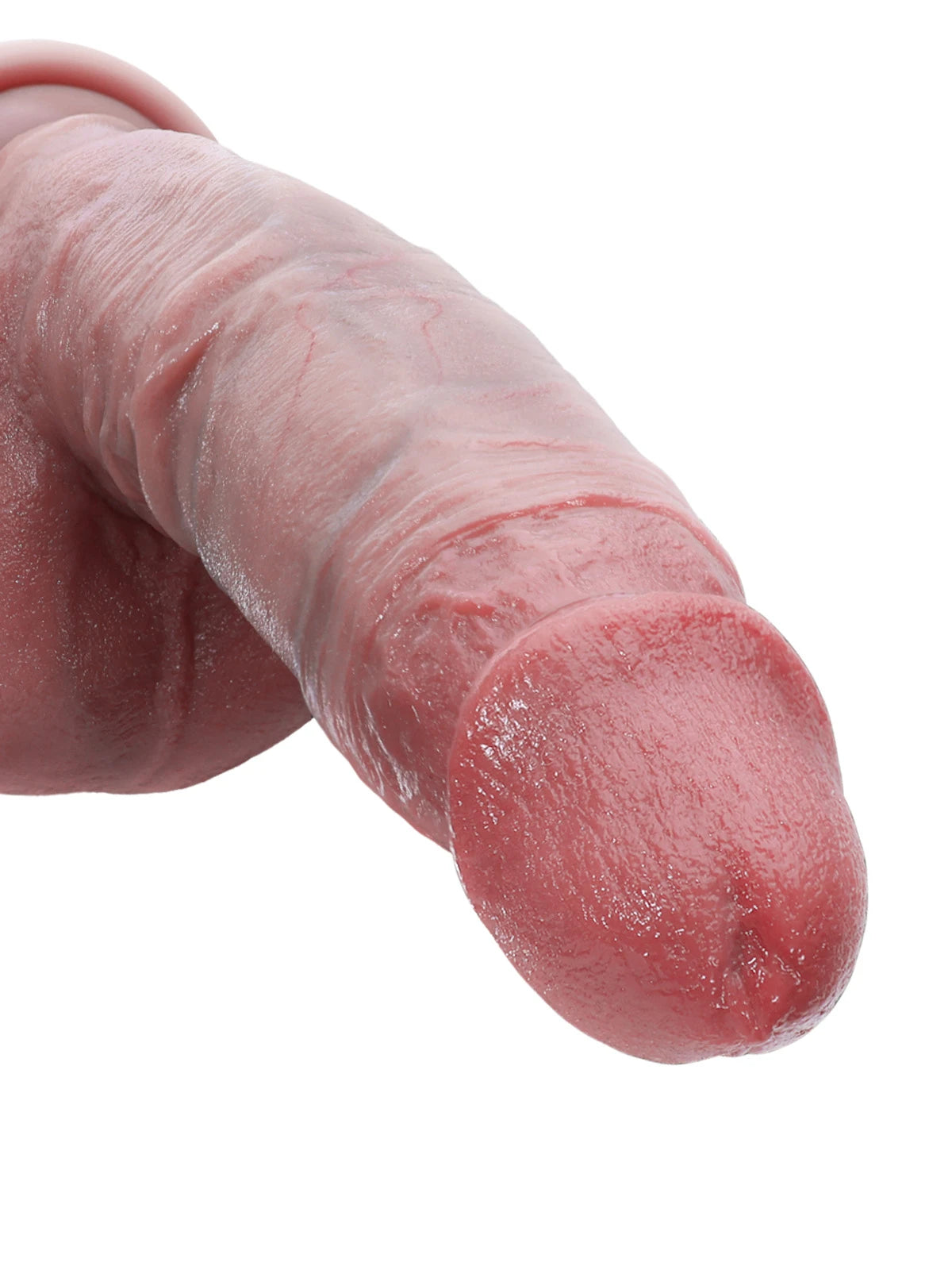 18,5 cm Realistisk Dildo med Sugpropp – Mjuk och Perfekt för Nybörjare