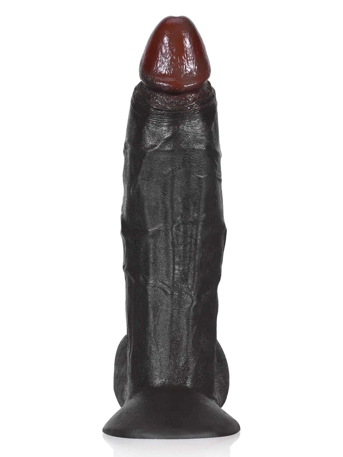 26 cm Stor Tjock Realistisk Dildo med Rörliga Testiklar och Vac-U-Lock-Fäste