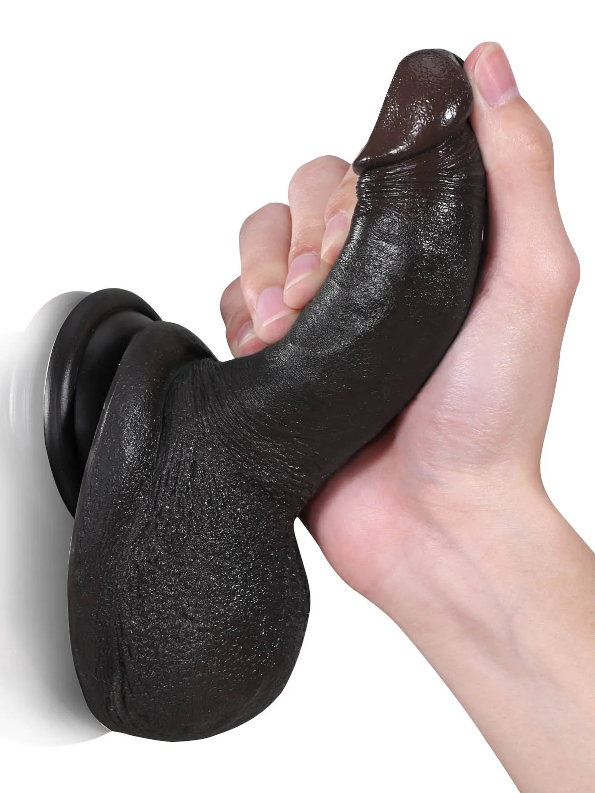 Julian: 14,5 cm Realistisk Silikondildo med Stora Testiklar - Perfekt för Nybörjare