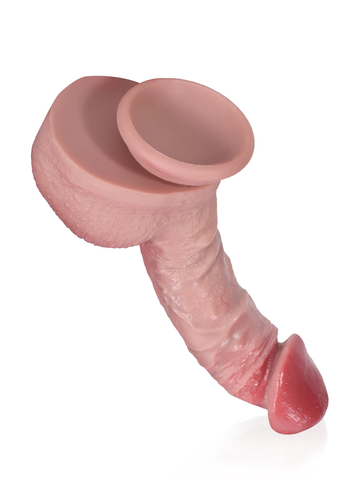 16 cm Realistisk Mjuk Dildo i Hudton med Sugpropp - Perfekt för Nybörjare